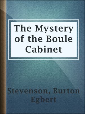 cover image of The Mystery of the Boule Cabinet